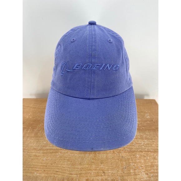 Boeing Aviation Logo Blue Cotton Adjustable Dad Hat Baseball Cap
